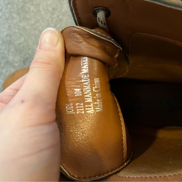 Carmel color combat boots - Picture 5 of 6